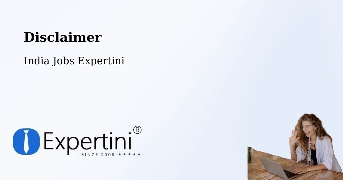 Disclaimer – Bareilly - India Jobs Expertini